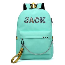 Рюкзак Джек (The Nightmare Before Christmas) бирюзовый с цепью №1