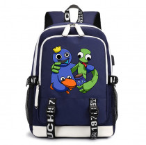 Рюкзак Радужные Друзья Roblox (Rainbow Friends) синий с USB-портом №1