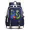 Рюкзак Радужные Друзья Roblox (Rainbow Friends) синий с USB-портом №1