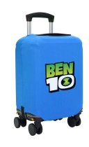 Чехол на чемодан L - Бен 10 (BenTen) синий №1