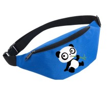 Поясная сумка с Медвежатами (Панда) голубая №4