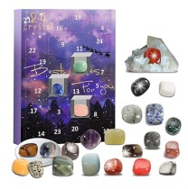 Рождественский адвент-календарь с 24 кристаллами