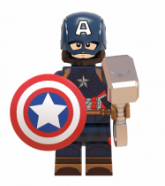 Минифигурка Капитан Америка (совместимая с Лего)