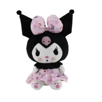 Мягкая игрушка Куроми c розовым бантом - Kuromi Kawaii
