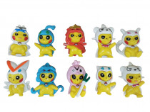 Набор фигурок Пикачу в костюмчиках (10 шт.) №2 - pokemon pikachu