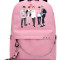 Рюкзак STRAY KIDS розовый с цепью №3