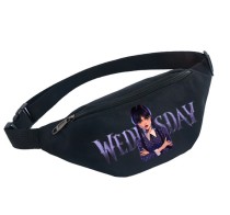 Поясная сумка Уэнсдей (Wednesday) черная №1
