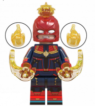 Минифигурка Капитан Марвел (совместимая с Лего)