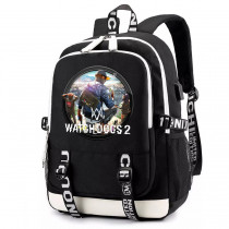 Рюкзак Сторожевые псы (Watch Dogs) черный с USB-портом №3