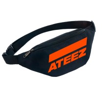 Поясная сумка Атиз (Ateez) черная №1