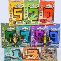 Набор роботов трансформеров - Цифры от 0 до 9 (10шт)