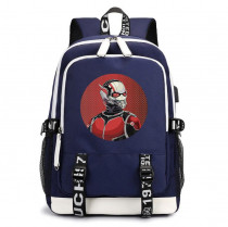 Рюкзак Человек-муравей (Ant-Man) синий с USB-портом №2