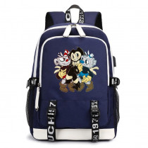 Рюкзак Бенди и чернильная машина синий с USB-портом №3