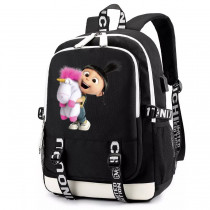 Рюкзак Гадкий я (Миньоны) черный с USB-портом №4