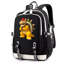 Рюкзак Боузер (Mario) черный с USB-портом №1