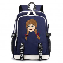 Рюкзак Заклятие (The Conjuring) синий с USB-портом №2