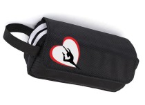 Пенал с сердечком Гимнастика (Gymnastic) чёрный №1