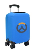 Чехол на чемодан L - Овервотч (Overwatch) синий №1
