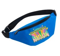 Поясная сумка BTS голубая №4