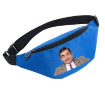Поясная сумка Мистер Бин (Mr. Bean) голубая №2