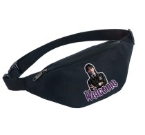 Поясная сумка Уэнсдей (Wednesday) черная №2