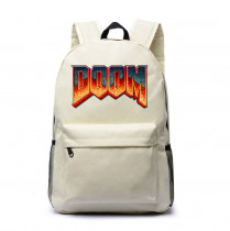 Рюкзак Дум (Doom) белый №2