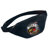 Поясная сумка Капхед (Cuphead) черная №4