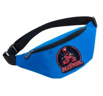 Поясная сумка Дедпул (Deadpool) голубая №2