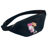 Поясная сумка Гадкий я (Миньоны) черная №3