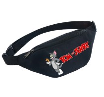 Поясная сумка Том и Джерри (Tom and Jerry) черная №1
