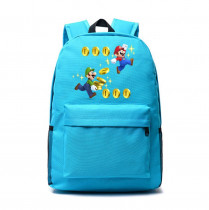 Рюкзак Супер Марио (Super Mario) голубой №3