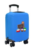Чехол на чемодан L - Южный Парк (South Park) синий №1