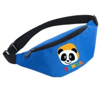 Поясная сумка с Медвежатами (Панда) голубая №6