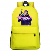 Рюкзак Киберпанк (Cyberpunk 2077) желтый №3
