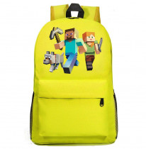 Рюкзак Майнкрафт (Minecraft) желтый №2