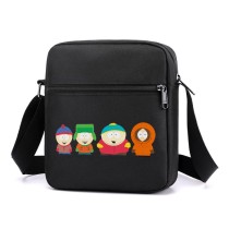 Сумка через плечо Стэн, Кайл, Эрик и Кенни (South Park) черная №2