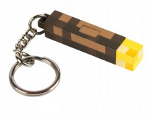 Брелок в виде факела из Майнкрафта