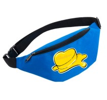 Поясная сумка BTS голубая №5