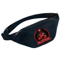 Поясная сумка Дедпул (Deadpool) черная №2