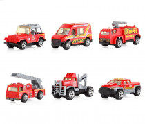 Игрушки машинки - набор спасательной техники 6шт.