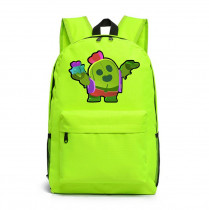 Рюкзак Спайк Браво Старс (Brawl Stars) зеленый №2