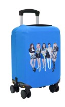 Чехол на чемодан S - ITZY синий №1
