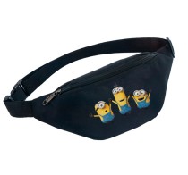 Поясная сумка Гадкий я (Миньоны) черная №4