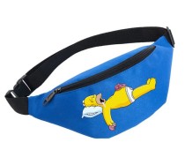 Поясная сумка Симпсоны (The Simpsons) голубая №2