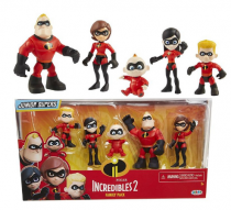 Набор фигурок Суперсемейка - The Incredibles 2 Family (5 шт.)