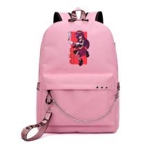 Рюкзак Долл (Дроны-Убийцы) розовый с цепью №1