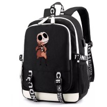 Рюкзак Джек и Бугимен (The Nightmare Before Christmas) черный с USB-портом №2