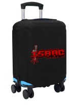 Чехол на чемодан S - Исаак (The Binding of Isaac) черный №1