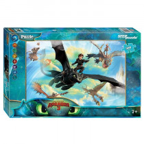 Пазл 560 элементов «Как приручить дракона - 3»