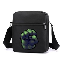 Сумка через плечо Халк (Hulk) черная №1